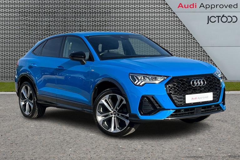 Used 2020 AUDI Q3 SPORTBACK TFSI S LINE EDITION 1 MHEV TURBO BLUE at JCT600