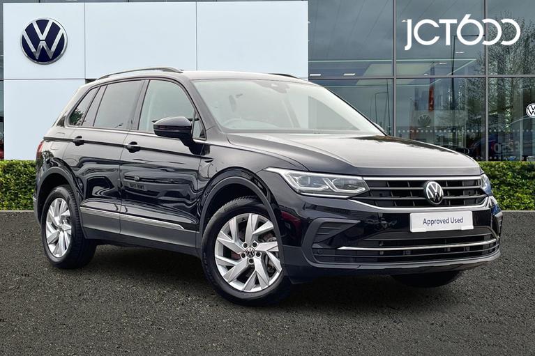 Used 2022 VOLKSWAGEN Tiguan Life 1.4 TSI eHybrid 245PS 6-Speed DSG 5 Door Deep Black at JCT600