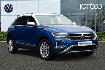 2022 VOLKSWAGEN T-Roc 1.5 TSI Style SUV 5dr Petrol DSG Euro 6 (s/s) (150 ps) at JCT600