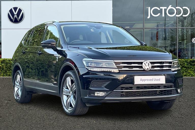 Used 2020 VOLKSWAGEN Tiguan Allspace Allspace SEL 1.5 TSI 2WD 150PS 7-Speed DSG Deep Black Pearl at JCT600