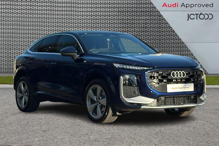 Used 2026 Audi Q3 1.5 TFSI S line Sportback 5dr Petrol S Tronic Euro 6 (s/s) (150 ps) Blue at JCT600
