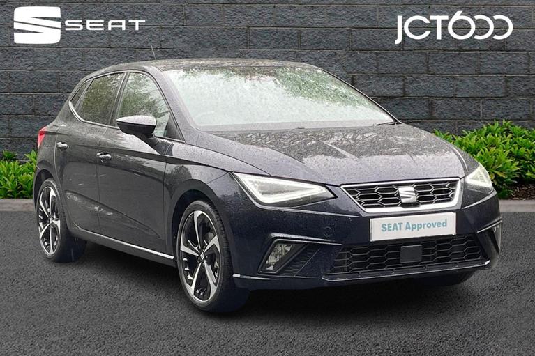 Used 2023 SEAT Ibiza 1.0 TSI FR Sport Hatchback 5dr Petrol Manual Euro 6 (s/s) (95 ps) Blue at JCT600