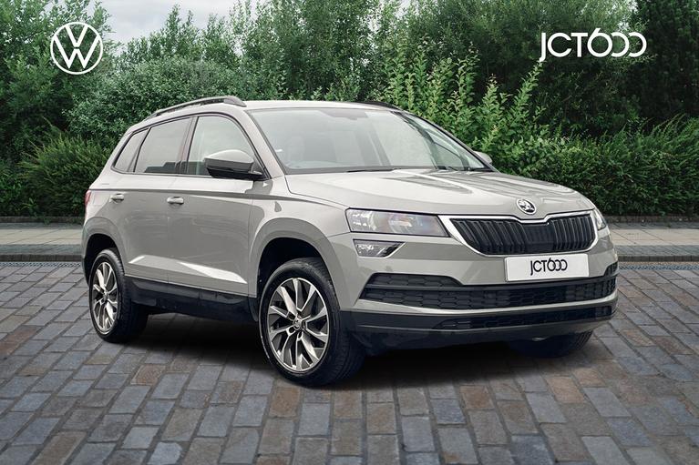 Used 2021 ŠKODA Karoq 2.0 TDI SE Drive SUV 5dr Diesel Manual Euro 6 (s/s) (150 ps) Grey at JCT600