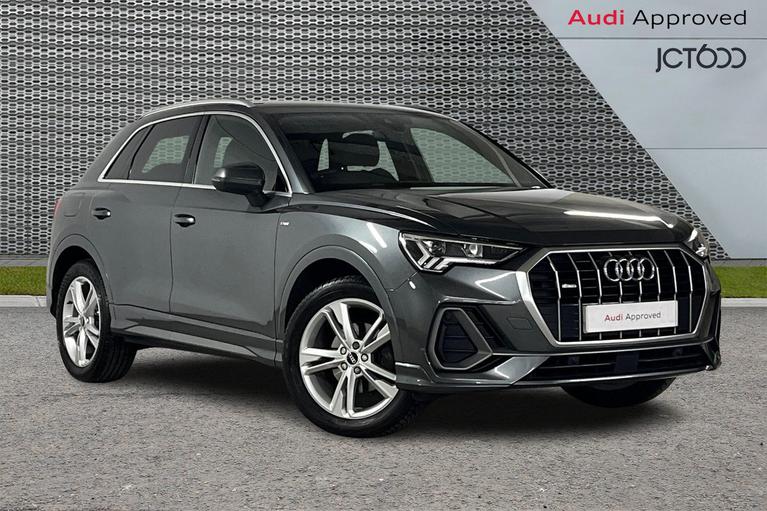 Used 2020 AUDI Q3 1.5 TFSI CoD 35 S line SUV 5dr Petrol Manual Euro 6 (s/s) (150 ps) Grey at JCT600