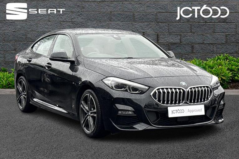Used 2021 BMW 2 Series Gran Coupe 1.5 218i M Sport Saloon 4dr Petrol DCT Euro 6 (s/s) (136 ps) Black at JCT600