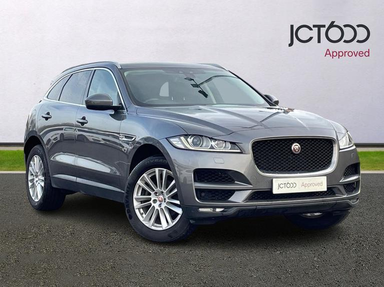 Used 2017 JAGUAR F-Pace 2.0 P250i Portfolio SUV 5dr Petrol Auto AWD Euro 6 (s/s) (250 ps) Grey at JCT600