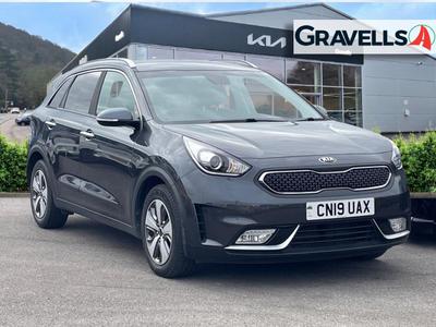 Used 2019 Kia NIRO 1.6h GDi GPF 2 SUV 5dr Petrol Hybrid DCT Euro 6 (s/s) (139 bhp) Grey at Gravells