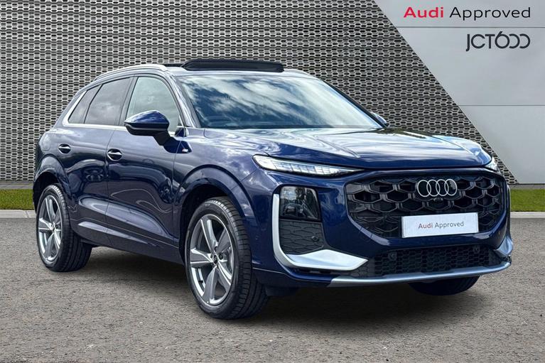 Used 2026 Audi Q3 SUV S line TFSI quattro 265 PS S tronic (Sound and Vision Pack) Navarra Blue  at JCT600
