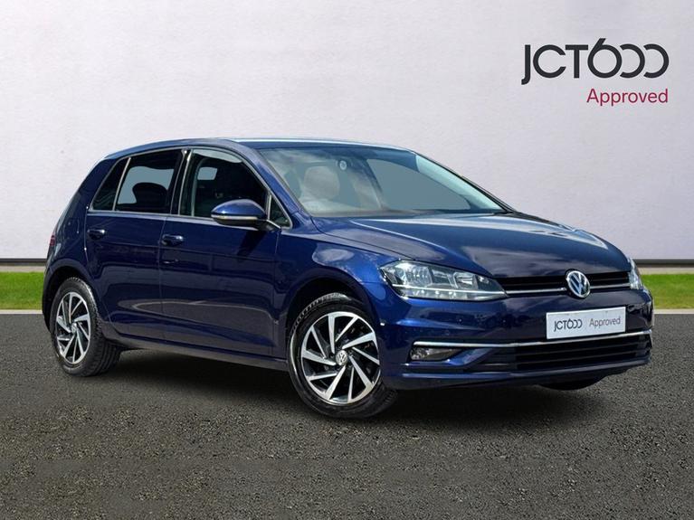 Used 2019 VOLKSWAGEN Golf 1.5 TSI EVO Match Hatchback 5dr Petrol Manual Euro 6 (s/s) (150 ps) Blue at JCT600