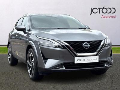 2022 NISSAN Qashqai 1.3 DIG-T MHEV Tekna+ SUV 5dr Petrol Hybrid XTRON Euro 6 (s/s) (158 ps) at JCT600