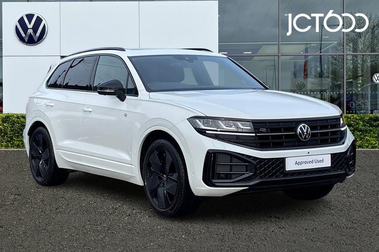 Used 2023 Volkswagen Touareg 3.0 V6 TDI 4Motion 286 Black Edition 5dr Tip Auto White at JCT600