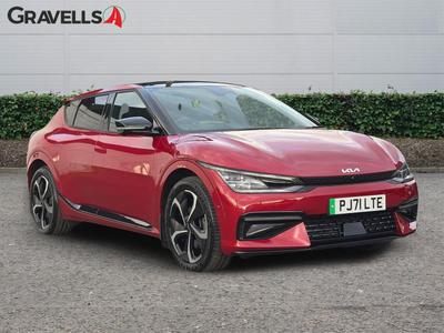 Used 2021 Kia EV6 77.4kWh GT-Line S Hatchback 5dr Electric Auto (225 bhp) Red at Gravells