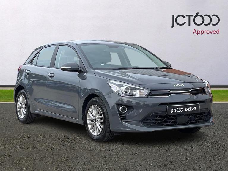 Used 2022 KIA Rio 1.0 T-GDi 2 Hatchback 5dr Petrol Manual Euro 6 (s/s) (99 bhp) Grey at JCT600