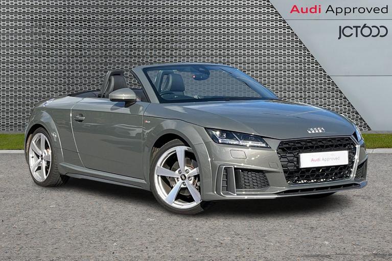 Used 2022 AUDI TT 2.0 TFSI 40 S line Roadster 2dr Petrol S Tronic Euro 6 (s/s) (197 ps) Grey at JCT600