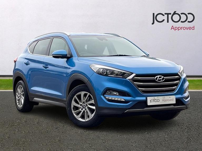 Used 2015 HYUNDAI Tucson 1.7 CRDi Blue Drive Premium SUV 5dr Diesel Manual Euro 6 (s/s) (116 ps) Blue at JCT600