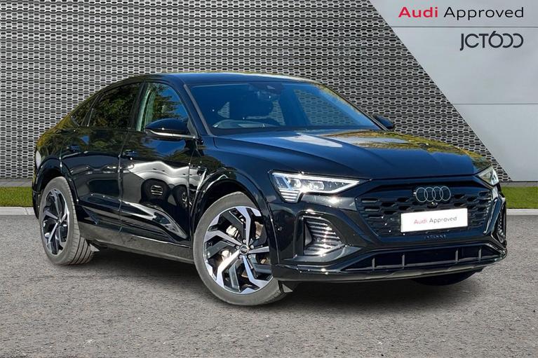 Used 2024 Audi Q8 e-tron 55 Black Edition Sportback 5dr Electric Auto quattro 114kWh (11kW Charger) (408 ps) Black at JCT600