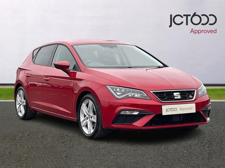 Used 2019 SEAT Leon 1.5 TSI EVO FR Hatchback 5dr Petrol Manual Euro 6 (s/s) (130 ps) Red at JCT600