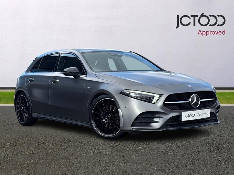 Used 2021 MERCEDES-BENZ A Class 2.0 A220d Exclusive Edition Plus Hatchback 5dr Diesel 8G-DCT Euro 6 (s/s) (190 ps) Grey at JCT600