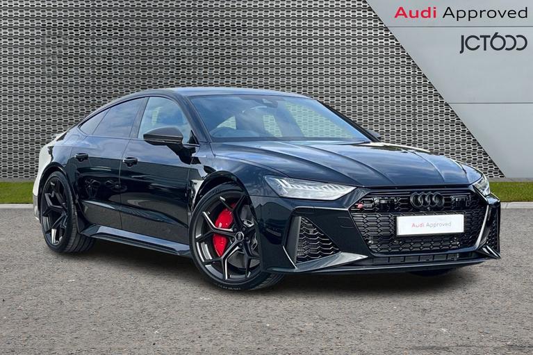 Used 2024 AUDI RS7 4.0 TFSI V8 Performance Carbon Black Sportback 5dr Petrol Tiptronic quattro Euro 6 (s/s) (630 ps) Black at JCT600