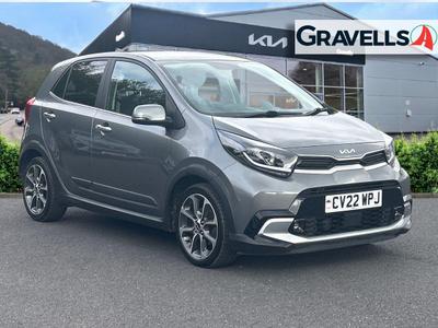 Used 2022 Kia PICANTO 1.0 DPi X-Line S Hatchback 5dr Petrol AMT Euro 6 (s/s) (66 bhp) astro grey at Gravells