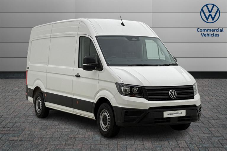Used 2025 VOLKSWAGEN Crafter 2.0 TDI CR35 Commerce Plus Panel Van 5dr Diesel Manual FWD MWB High Roof Euro 6 (s/s) (140 ps) Candy White at JCT600