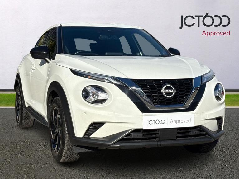 Used 2023 NISSAN Juke 1.0 DIG-T N-Connecta SUV 5dr Petrol DCT Auto Euro 6 (s/s) (114 ps) White at JCT600