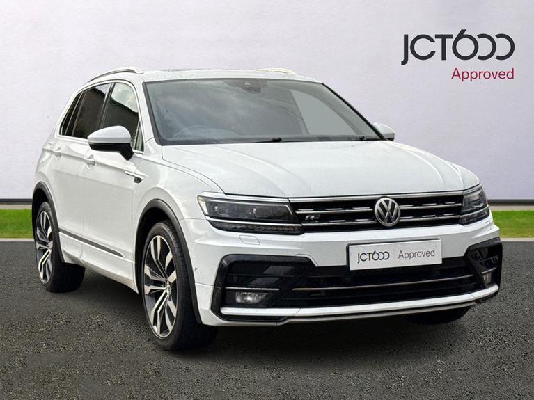 Used 2017 VOLKSWAGEN Tiguan 2.0 TDI R-Line SUV 5dr Diesel DSG 4Motion Euro 6 (s/s) (190 ps) White at JCT600