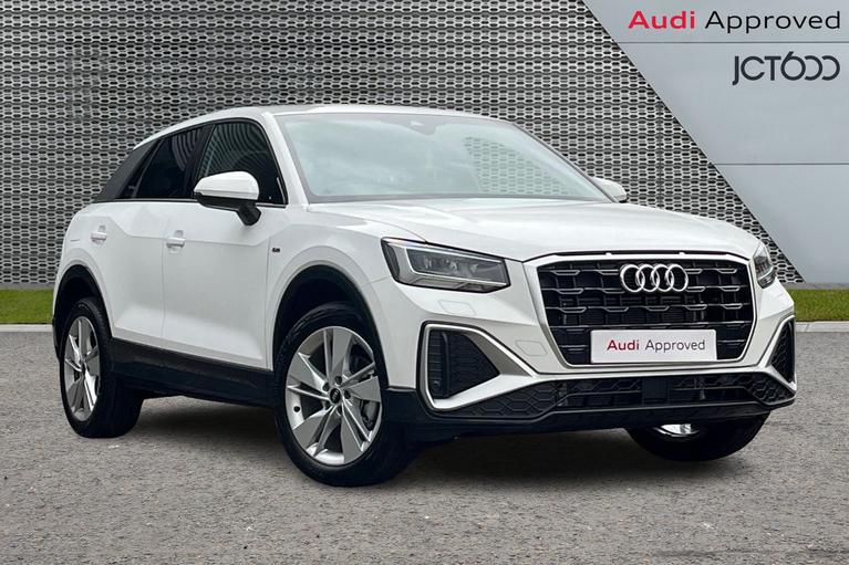 Used 2024 AUDI Q2 1.5 TFSI CoD 35 S line SUV 5dr Petrol Manual Euro 6 (s/s) (150 ps) White at JCT600