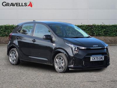 Used 2025 Kia PICANTO 1.0 2 Hatchback 5dr Petrol Manual Euro 6 (s/s) (62 bhp) Black at Gravells