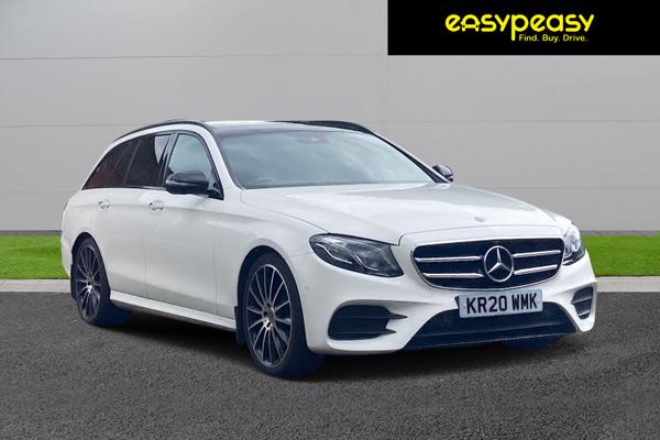 Used 2020 Mercedes-Benz E CLASS E220d AMG Line Night Edition Prem + 5dr 9G-Tronic White at easypeasy