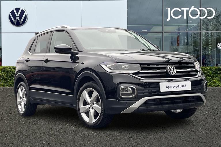 Used 2020 VOLKSWAGEN T-Cross 1.0 TSI SEL SUV 5dr Petrol Manual Euro 6 (s/s) (115 ps) Black at JCT600