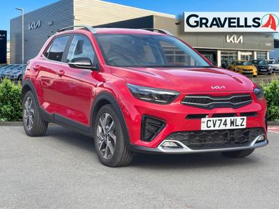 Used 2024 Kia STONIC 1.0 T-GDi GT-Line SUV 5dr Petrol Manual Euro 6 (s/s) (98 bhp) blaze red at Gravells