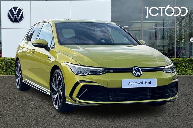 Used 2023 Volkswagen Golf 8 R-Line 1.5 TSI 130PS 6-speed Manual Lime Yellow at JCT600