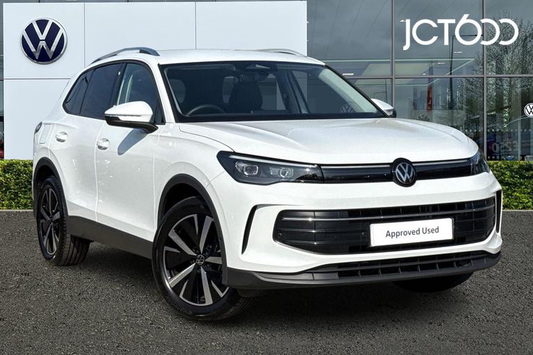 Used 2026 Volkswagen Tiguan 1.5 eTSI MHEV Match SUV 5dr Petrol Hybrid DSG Euro 6 (s/s) (150 ps) White at JCT600
