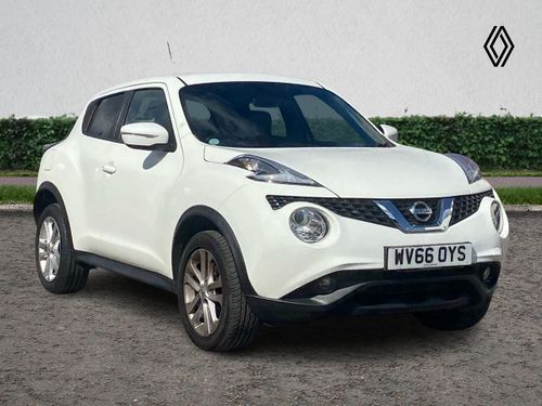 Used 2016 NISSAN JUKE 1.2 DiG-T N-Connecta 5dr White at Carco Group