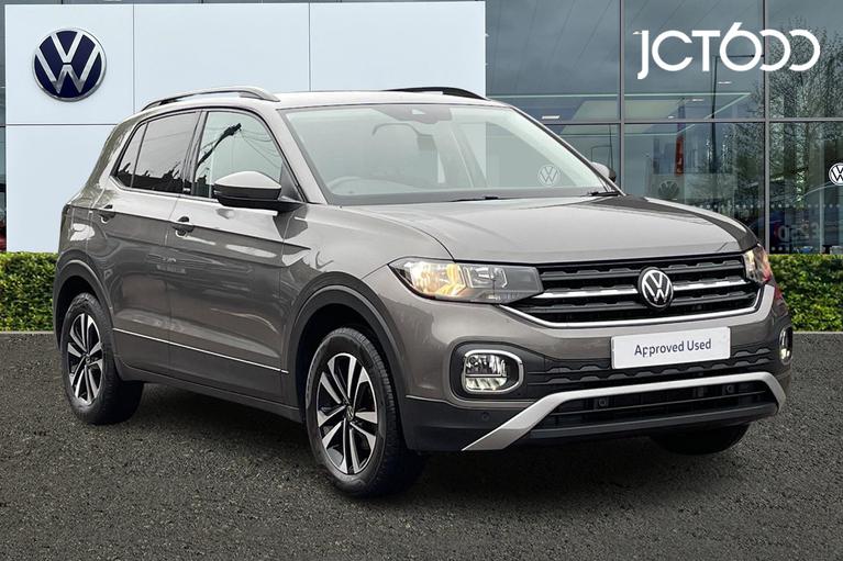 Used 2021 VOLKSWAGEN T-Cross 1.0 TSI United SUV 5dr Petrol Manual Euro 6 (s/s) (110 ps) Grey at JCT600