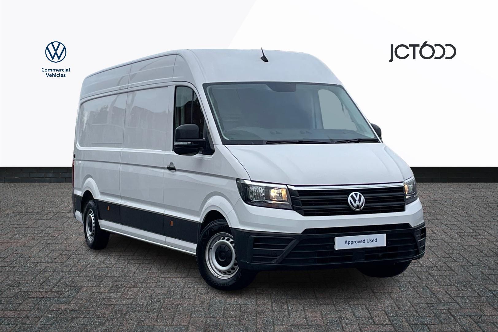 2022 VOLKSWAGEN Crafter CR35 LWB FWD 2.0 TDI 140PS Trendline High Roof Van  £32,450 19,110 miles Candy White