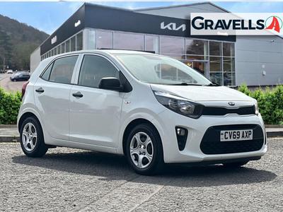 Used 2019 Kia PICANTO 1.0 1 Hatchback 5dr Petrol Manual Euro 6 (66 bhp) White at Gravells