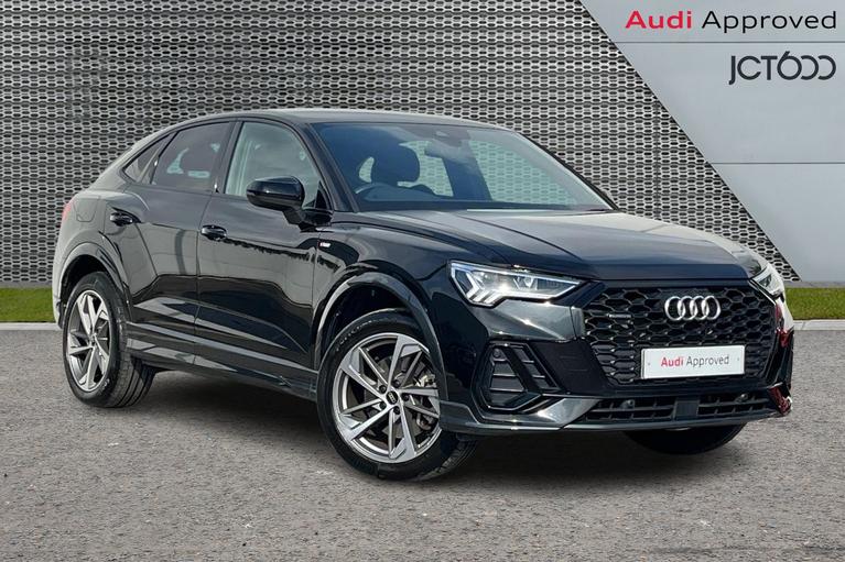 Used 2023 AUDI Q3 2.0 TFSI 45 Black Edition Sportback 5dr Petrol S Tronic quattro Euro 6 (s/s) (245 ps) Black at JCT600