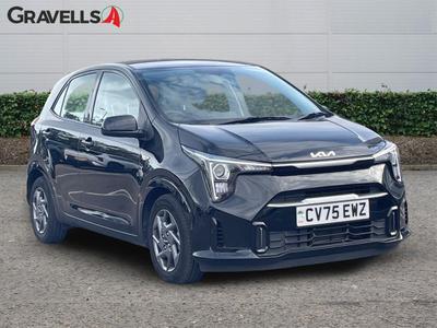 Used 2025 Kia PICANTO 1.0 2 Hatchback 5dr Petrol Manual Euro 6 (s/s) (62 bhp) Black at Gravells