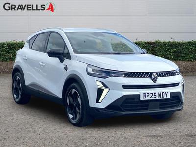 Used 2025 Renault CAPTUR 1.6 E-TECH techno SUV 5dr Petrol Hybrid Auto Euro 6 (s/s) (145 ps) White at Gravells
