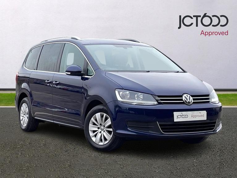 Used 2018 VOLKSWAGEN Sharan 2.0 TDI SE MPV 5dr Diesel DSG Euro 6 (s/s) (150 ps) Blue at JCT600