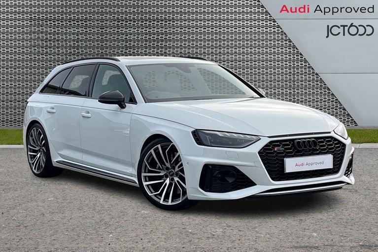 Used 2020 AUDI Rs4 Avant 2.9 TFSI V6 Vorsprung Estate 5dr Petrol Tiptronic quattro Euro 6 (s/s) (450 ps) White at JCT600