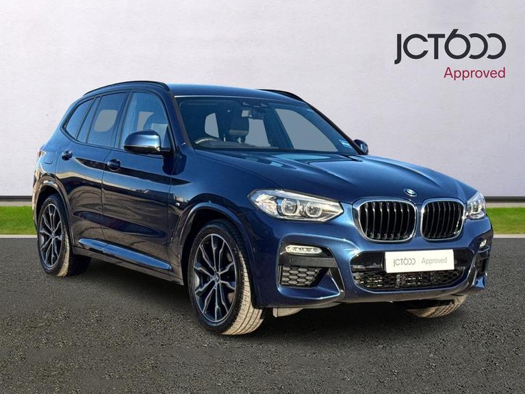 Used 2019 BMW X3 3.0 30d M Sport SUV 5dr Diesel Auto xDrive Euro 6 (s/s) (265 ps) Blue at JCT600