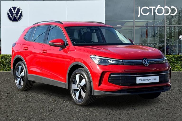 Used 2024 Volkswagen Tiguan 1.5 eTSI MHEV Life Launch Edition SUV 5dr Petrol Hybrid DSG Euro 6 (s/s) (150 ps) Red at JCT600