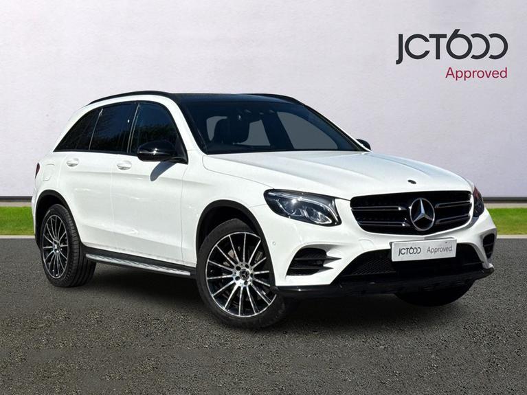 Used 2019 MERCEDES-BENZ Glc 2.0 GLC250 AMG Night Edition SUV 5dr Petrol G-Tronic+ 4MATIC Euro 6 (s/s) (211 ps) White at JCT600