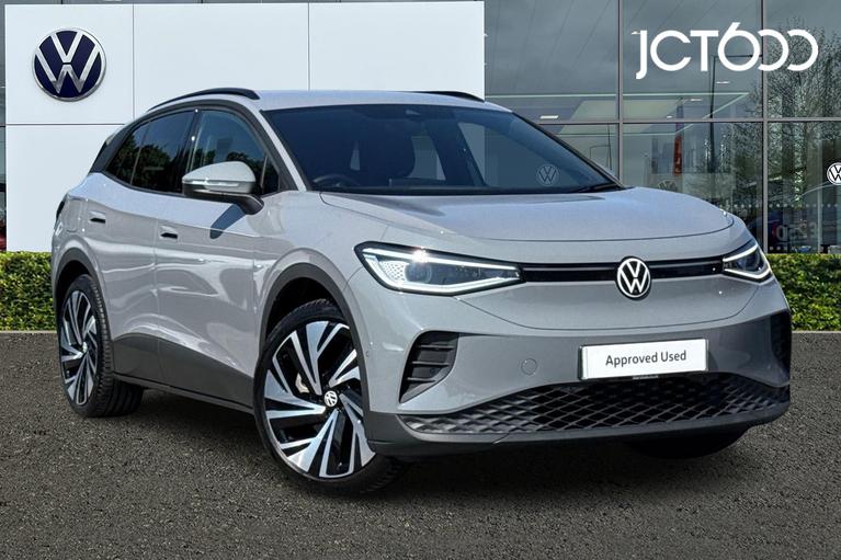 Used 2025 Volkswagen ID.4 Pro 77kWh Match SUV 5dr Electric Auto 4Motion (286 ps) Grey at JCT600