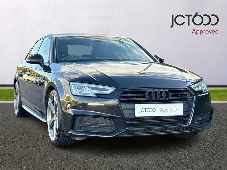 Used 2017 AUDI A4 1.4 TFSI Black Edition Saloon 4dr Petrol Manual Euro 6 (s/s) (150 ps) Black at JCT600