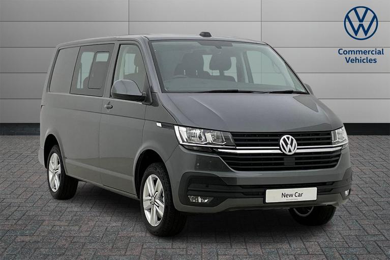 Used ~ VOLKSWAGEN Transporter T32 Kombi Highline SWB 110 PS Indium Grey at JCT600