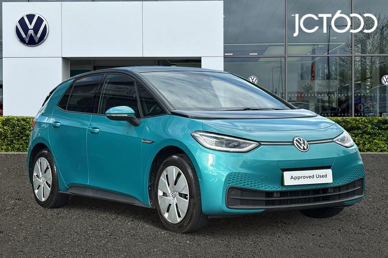 Used 2023 Volkswagen ID.3 Pro Performance 58kWh Family Hatchback 5dr Electric Auto (204 ps) Blue at JCT600